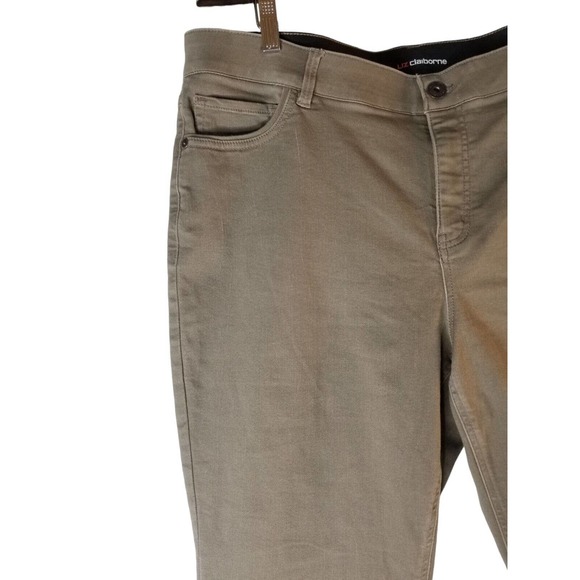 Liz Claiborne Sara Slim Fit Skinny‎ Women's Jeans Size 18 40X30 Stretch Brown - Picture 4 of 12